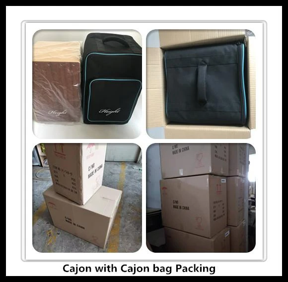 cajon with cajon bag packing