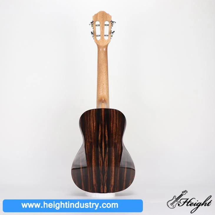 23 Inch Solid Spruce Wood Cutaway Style Ukulele