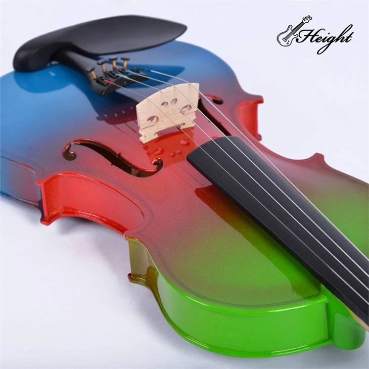 Mixed Color Violin With Maple Wool