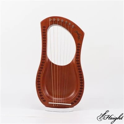 LY01 21 Струнная арфа из массива красного дерева